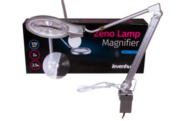 Image of Levenhuk Zeno Lamp ZL21 LUM Magnifier, Silver, Small, 74088