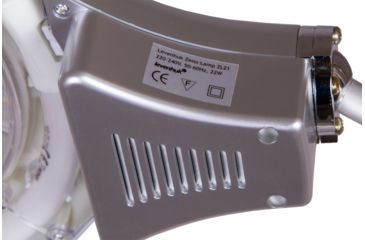 Image of Levenhuk Zeno Lamp ZL21 LUM Magnifier, Silver, Small, 74088