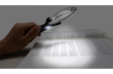 Image of Levenhuk Zeno LED Magnifier Loupe, 88-21 mm, Black, Medium 38115