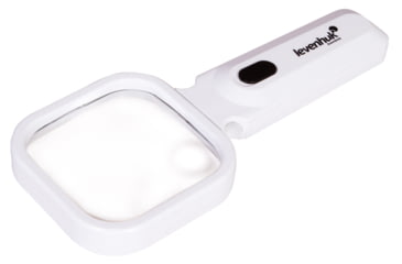 Image of Levenhuk Zeno Read ZR10 White Magnifier, White, Small, 74066