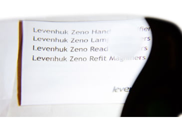 Image of Levenhuk Zeno Read ZR14 Magnifier, Black/Green, Small, 74069