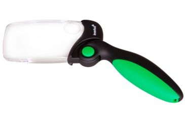 Image of Levenhuk Zeno Read ZR14 Magnifier, Black/Green, Small, 74069
