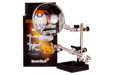 Image of Levenhuk Zeno Refit ZF15 Magnifier, Black/Silver, Small, 74074
