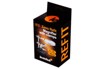Image of Levenhuk Zeno Refit ZF15 Magnifier, Black/Silver, Small, 74074