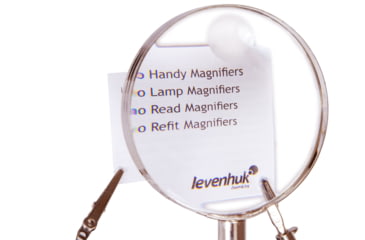 Image of Levenhuk Zeno Refit ZF17 Magnifier, Black/Silver, Small, 74075