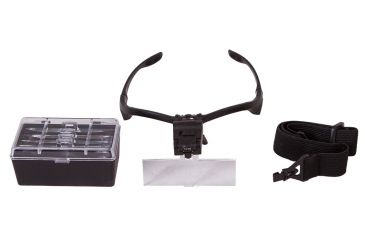 Image of Levenhuk Zeno Vizor G3 Magnifying Glasses, LED Illumination, Black, Medium 69673