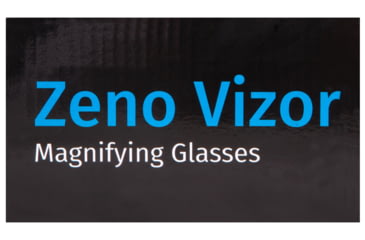 Image of Levenhuk Zeno Vizor G8 Magnifying Glasses, Optical Plastic, 2.5x/4x/6x/8x/10x/15x/20x/25x, Black, Small, 74106