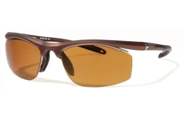 Image of Liberty Sport Suns IT-10 AProtective Eyewear Satin Burnt Bronze Frame,Amber w bronze flash Lens, Unisex IT10-ASBBR6020135HCL