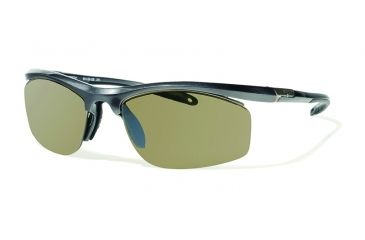 Image of Liberty Sport Suns IT-10 A Protective Eyewear Shiny Gunmetal Frame,Grey/Green w. silver flash Lens, Unisex IT10-ASHGM6020135FP