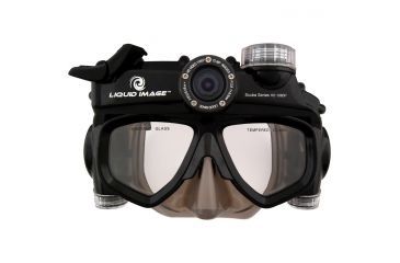 Image of Liquid Image Scuba 1080p HD Wide Angle Camera Mask, Black