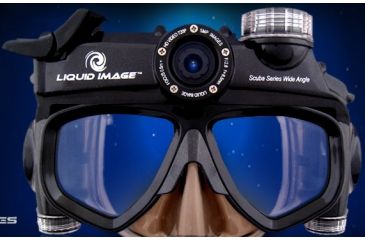 Image of Liquid Image Scuba 5 HD Mask, Wide Angle, Black, MED