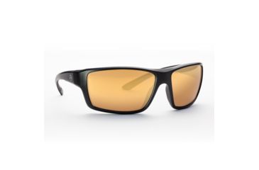 Image of Magpul Industries Summit Sunglasses w/Polycarbonate Lens, Matte Black Frame, Bronze Lens w/ Gold Lens Mirror 250-028-023