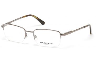Image of Marcolin MA3002 Eyeglass Frames - Shiny Gumetal Frame Color