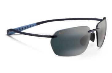 Image of Maui Jim Alakai Sunglasses, Blue Frame, Neutral Grey Lens, Polarized, 743-06