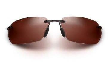 Image of Maui Jim Alakai Sunglasses, Gloss Black Frame, Maui Rose Lens, Polarized, R743-02