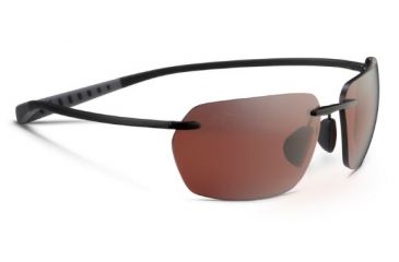 Image of Maui Jim Alakai Sunglasses, Gloss Black Frame, Maui Rose Lens, Polarized, R743-02