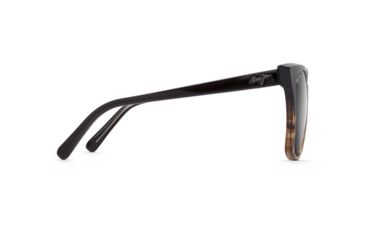 Image of Maui Jim Alekona Polarized Cat Eye Sunglasses - Women's, Black w/ Tokyo Tortoise Frame, Neutral Grey Lens, Black w/ Tokyo Tortoise GS793-02T