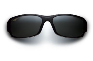 Image of Maui Jim Bamboo Forest Sunglasses - Gloss Black Fade Frame and Neutral Grey Lens 415-02J