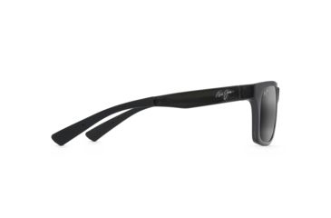 Image of Maui Jim Boardwalk Polarized Square Sunglasses, Translucent Grey Frame, Neutral Grey Lens, Translucent Grey 539-11