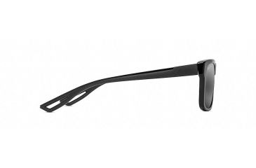 Image of Maui Jim Chee Hoo! Polarized Classic  Sunglasses,Gloss Black,Neutral Grey Lens 765-02
