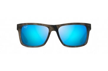 Image of Maui Jim Chee Hoo! Polarized Classic  Sunglasses,Stormy Grey,Blue Hawaii Lens B765-14B