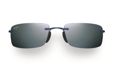 Image of Maui Jim Little Beach Sunglasses - Blue Frame, Neutral Grey Lenses - 515-03