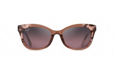 Image of Maui Jim Ilima Polarized Cat Eye  Sunglasses,Pink with Pink Tokyo Tortoise,Maui Rose Lens RS759-64