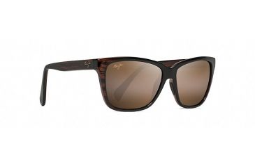 Image of Maui Jim Jacaranda Fashion  Sunglasses,Brown Stripe,HCL Bronze Lens H763-26S