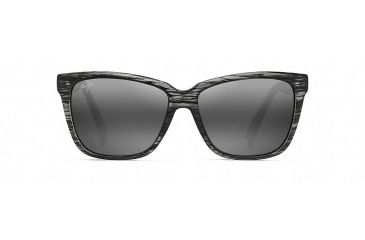 Image of Maui Jim Jacaranda Fashion  Sunglasses,Matte Grey Stripe,Neutral Grey Lens 763-11MS