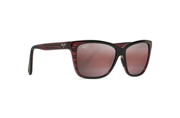 Image of Maui Jim Jacaranda Fashion  Sunglasses,Red Stripe,Maui Rose Lens R763-07C