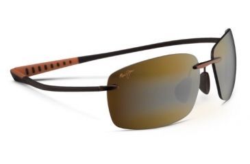 Image of Maui Jim Kumu Sunglasses, Metallic Gloss Copper Frame, HCL Bronze Lens, Polarized, H724-23