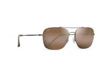 Image of Maui Jim Lava Tube Sunglasses,Matte Gold,HCL Bronze Lens, H786-16M