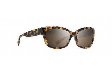 Image of Maui Jim Plumeria Polarized Cat Eye  Sunglasses,Tokyo Tortoise,HCL Bronze Lens HS768-10L