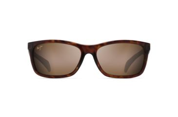 Image of Maui Jim Puhi Polarized Square Sunglasses, Tortoise Frame, HCL Bronze Lens, Tortoise H785-10