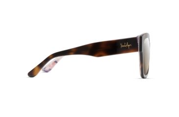 Image of Maui Jim Rhythm Polarized Square Sunglasses - Women's, Tortoise w/ Pink Tones Frame, HCL Bronze Lens, Tortoise w/ Pink Tones HS790-97
