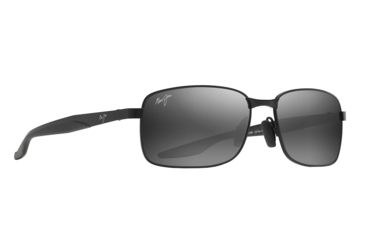Image of Maui Jim Shoal Sunglasses, Gunmetal Black Frame, Neutral Grey Lens, Polarized, 797-2M