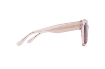 Image of Maui Jim Siren Song Polarized Square Sunglasses - Women's, Crystal w/ a Hint of Pink Frame, Maui Rose Lens, Crystal w/ a Hint of Pink RS801-05B