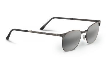 Image of Maui Jim Stillwater Sunglasses,Square,Antique Pewter Frame,Polarized Neutral Grey Lens 706-17C