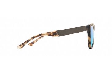 Image of Maui Jim Talk Story Polarized Classic  Sunglasses,Matte Tokyo Tortoise,Blue Hawaii Lens B779-10M