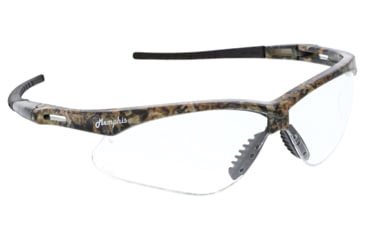 Image of MCR Safety Memphis Series Mossy Oak Camo Safety Glasses, UV-AF Anti-Fog Coating, Wrap Around Lens Design, Clear, One Size, MOMP110AF