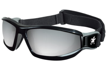 Image of MCR Safety Swagger RP1 Series Safety Goggle, Foam Lined with Adjustable Strap, Silver Mirror, One Size, RP117