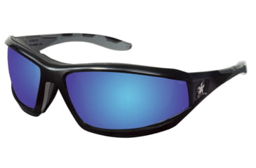 Image of MCR Safety Swagger RP2 Series Safety Glasses, MAX36 Anti-Fog / Anti-Scratch Coating, Foam Lined Lenses, Blue Diamond Mirror, One Size, RP218BDC