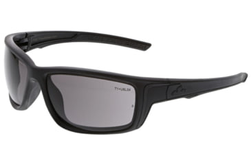 Image of MCR Safety Tier1 T124 Tactical Gear Safety Glasses, Matte Black Frame, Gray MAX6 Superior Anti-Fog Lens, One Size, T12412P