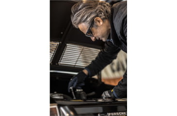 Image of Mechanix Wear Type-X Safety Glasses, Anti-Scratch Black Frame, Black Lens, One Size, VXF-10AF-PU