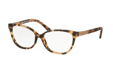 Image of Michael Kors ADELAIDE III MK4029 Progressive Prescription Eyeglasses 3155-53 - Peach Tortoise Frame
