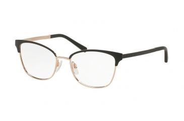 Image of Michael Kors ADRIANNA IV MK3012 Single Vision Prescription Eyeglasses 1113-49 - Black/rose Gold Frame