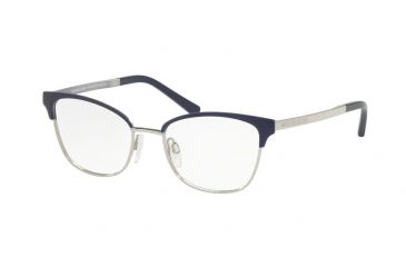 Image of Michael Kors ADRIANNA IV MK3012 Single Vision Prescription Eyeglasses 1134-49 - Navy-Silver Frame