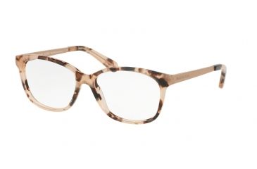 Image of Michael Kors AMBROSINE MK4035 Single Vision Prescription Eyeglasses 3205-51 - Pink Tortoise Frame