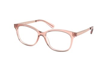 Image of Michael Kors AMBROSINE MK4035 Single Vision Prescription Eyeglasses, 53mm, Translucent Mulberry, MK4035-3689-53-SV