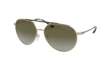 Image of Michael Kors ANTIGUA MK1041 Bifocal Prescription Sunglasses, 60mm, Shiny Pale Gold, MK1041-10148E-60-BI